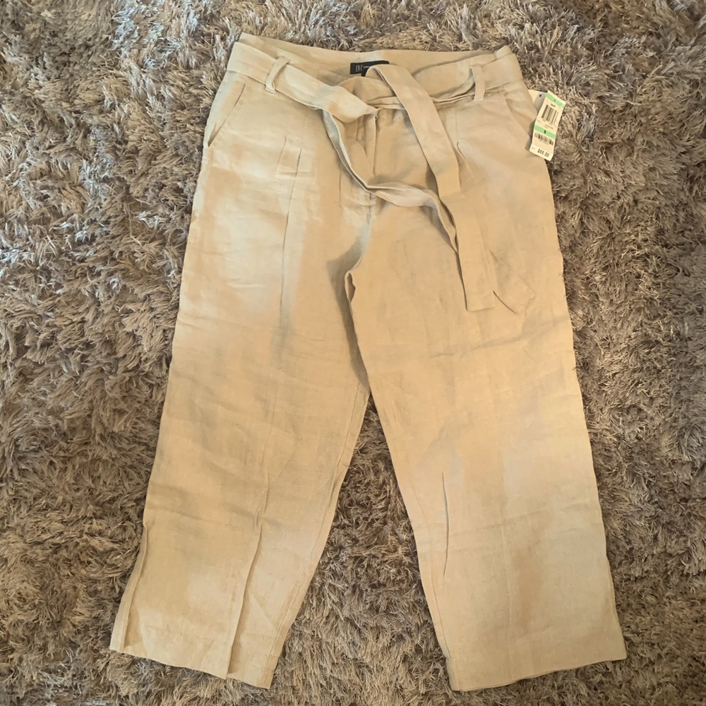 Beige trousers